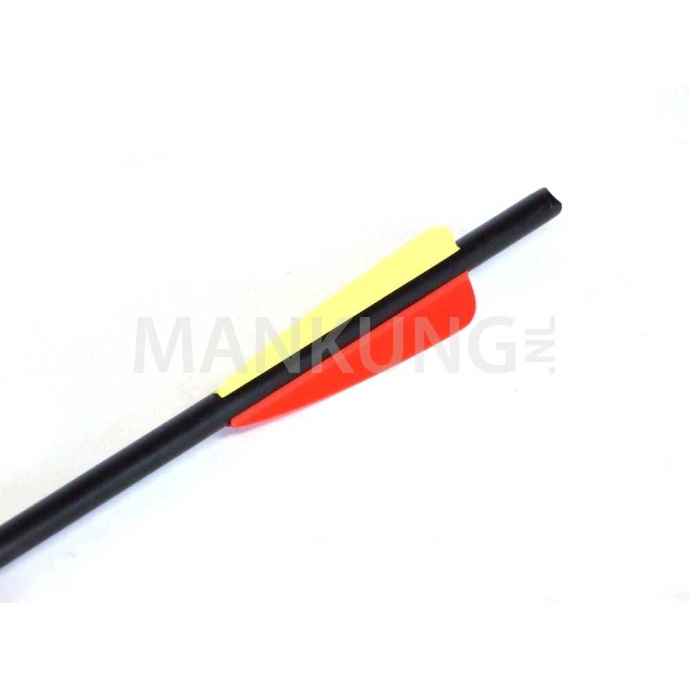 Man Kung 16 inch aluminium kruisboog pijlen zwart 6-pack (Ø9mm)