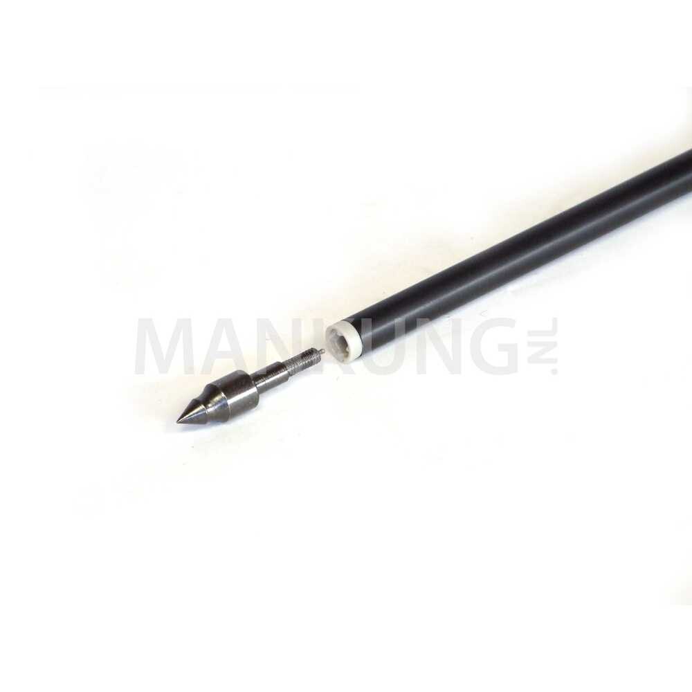 Man Kung 16 inch aluminium kruisboog pijlen zwart 6-pack (Ø9mm)