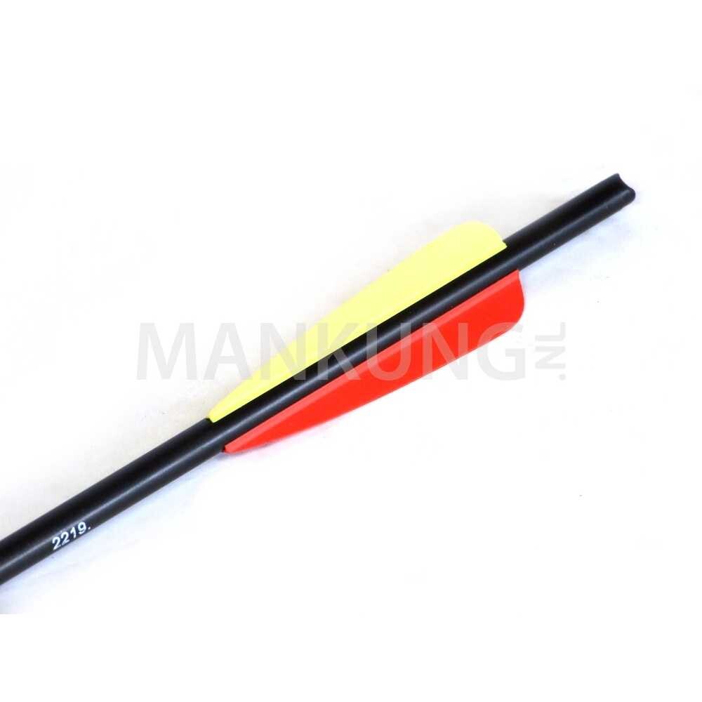 Man Kung 20 inch aluminium kruisboog pijlen zwart 6-pack (Ø9mm)