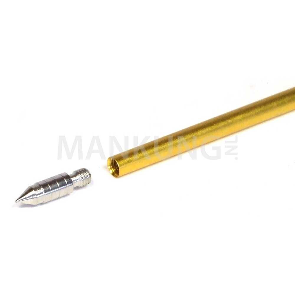 Man Kung 6,5 inch aluminium kruisboog pijltjes 12-pack (Ø6mm)