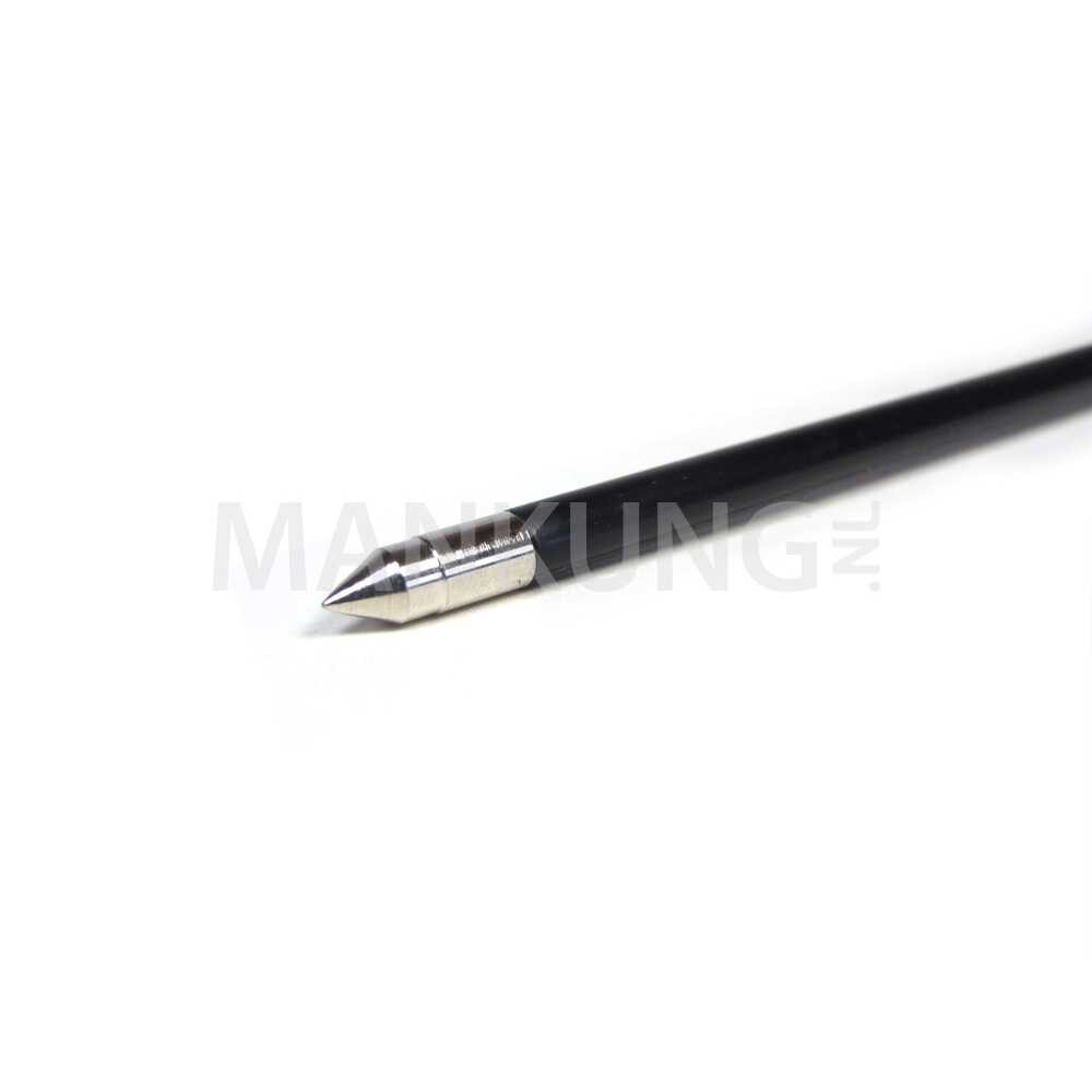 Man Kung 6,5 inch zwarte kunststof kruisboog pijltjes 12-pack (Ø6mm)