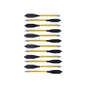 Man Kung 6,5 inch aluminium kruisboog pijltjes 12-pack (Ø6mm)