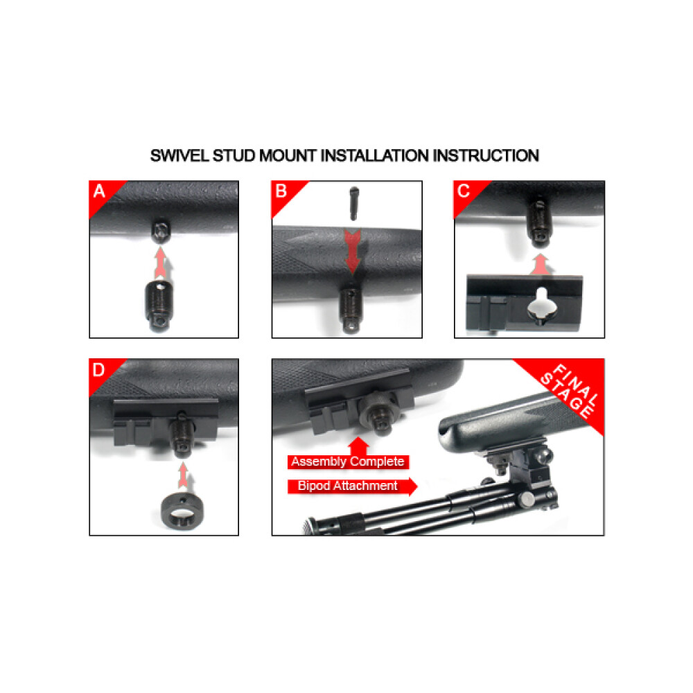 UTG kruisboog bipod