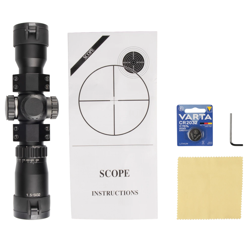 Mirito 1.5-5x32 kruisboog richtkijker met speed dial