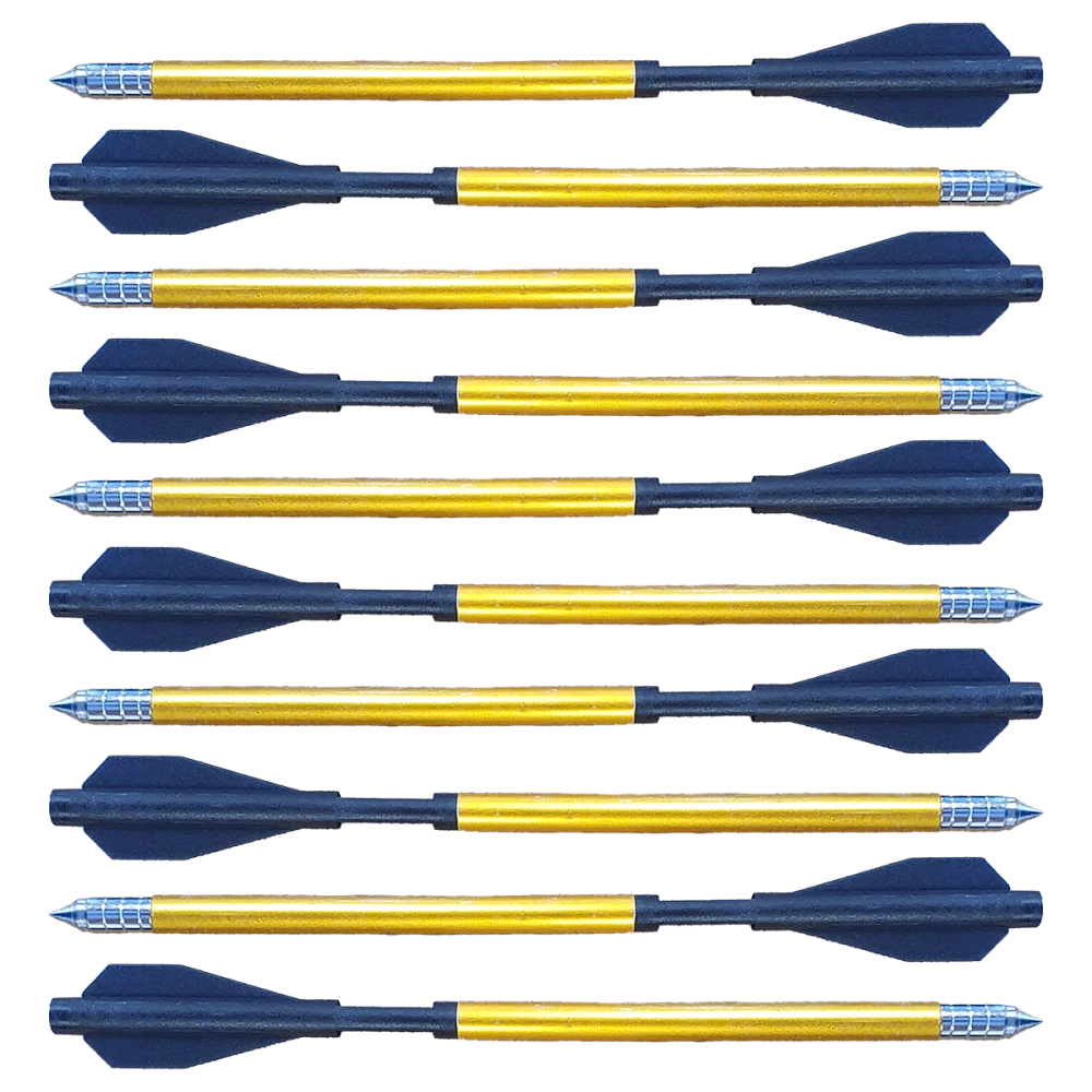 Man Kung 6,5 inch aluminium kruisboog pijltjes 10-pack voor de MK-TCS3 Sobek (Ø6mm)